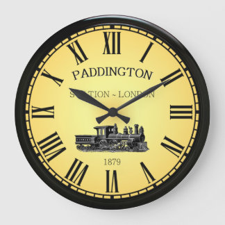 Bahnhof Paddington RR ~ London England ~ 1879 ~ Große Wanduhr