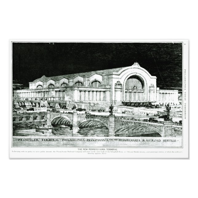 Bahnhof Pennsylvania Fotodruck (Vorne)