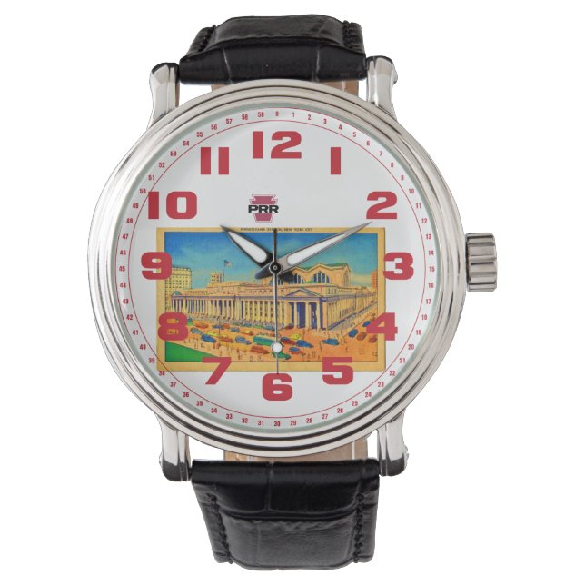 Bahnhof Pennsylvania Penn Armbanduhr (Vorderseite)
