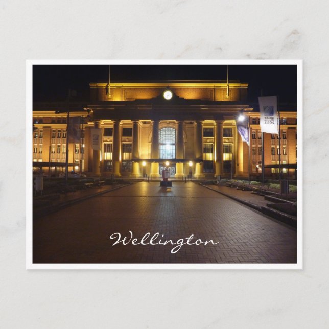 Bahnhof Postkarte (Vorderseite)