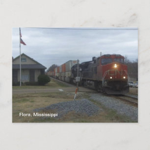 Bahnhof Postkarte