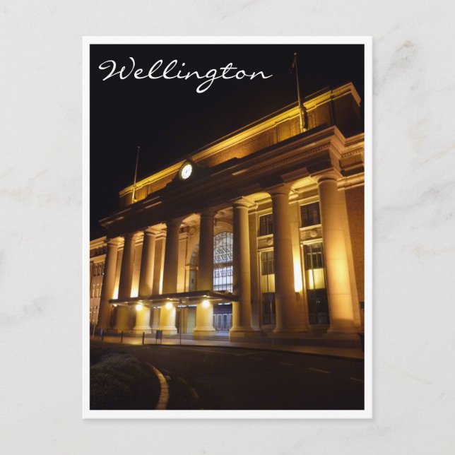 Bahnhof Postkarte (Vorderseite)