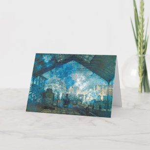 Bahnhof Saint Lazare von Claude Monet Karte