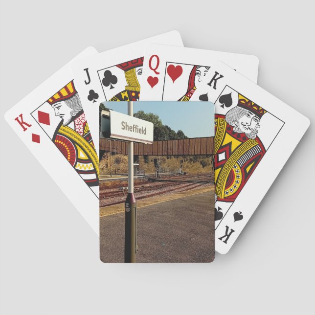 Bahnhof Sheffield Spielkarten (Rückseite)