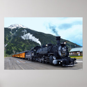 Bahnhof Silverton, Colorado Poster