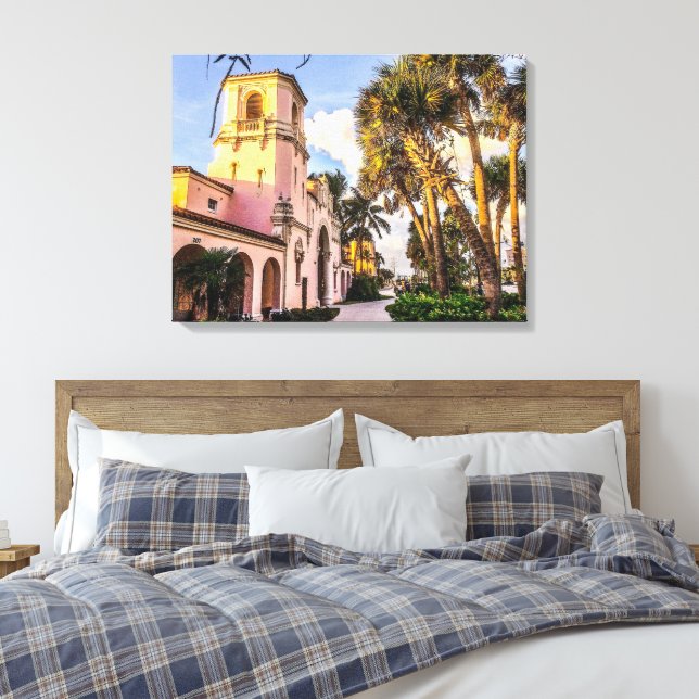 Bahnhof Tropical Leinwanddruck (Insitu (Schlafzimmer))