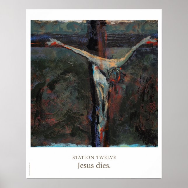 Bahnhof Zwölf: Jesus stirbt. Poster (Vorne)