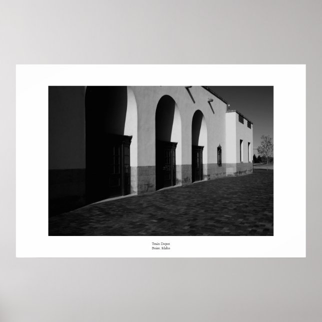 Bahnhofboise, Idaho Poster (Vorne)