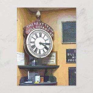 BAHNHÖFE POSTKARTE