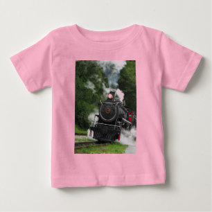 Bahnhofsbahnhof Motor Schiene Kunst Baby T-shirt
