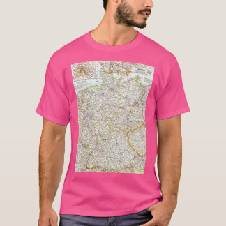 Bahnkarte Deutschland 16k T-Shirt
