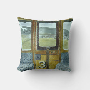 Bahnlandschaft (von Eric Ravilious) Kissen