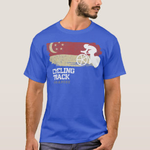 Bahnsport Singapur Straßenradrennsport Geschwindig T-Shirt