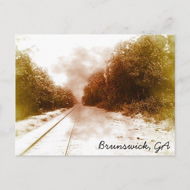 Bahnspur Postkarte (Vorderseite)