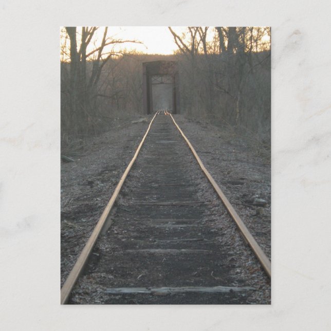 Bahnspuren Postkarte (Vorderseite)