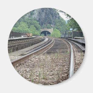 Bahnstrecke-Magnet der Harpers-Fähren-WV Magnet