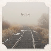 Bahntrassen Winterlandschaft Personalisiert