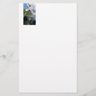 Bahnübergang Briefpapier