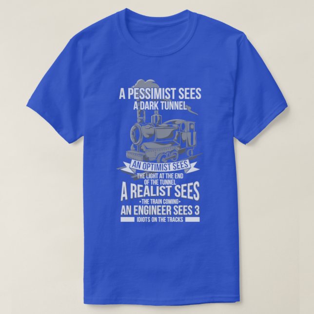 Bahnübergang des Triebfahrzeugführers T-Shirt (Design vorne)