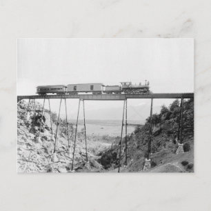 Bahnübergang Hochbrücke, 1890 Postkarte