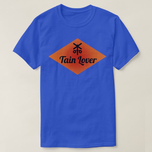 Bahnübergang Lover Eisenbahnfahrer T-Shirt (Design vorne)
