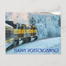 Bahnübergang - Postkarte