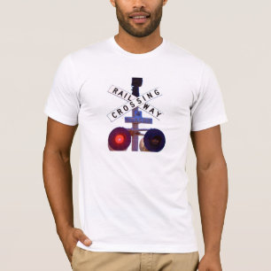 Bahnübergang Signal- T-Shirt