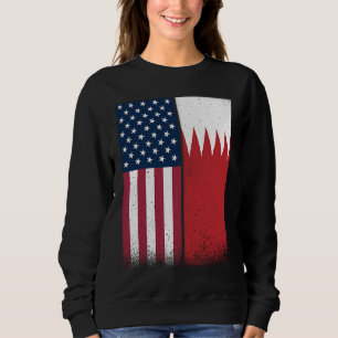 Bahrain Bahraini American Fahnen Profit USA Bahrai Sweatshirt
