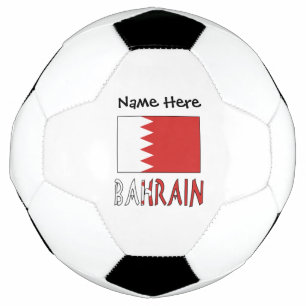 Bahrain Bahrainische Flagge Personalisiert  Fußball