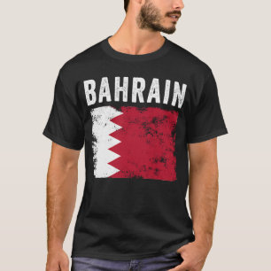 Bahrain Fahne bedrückte Männer Frauen Kinder Bahra T-Shirt