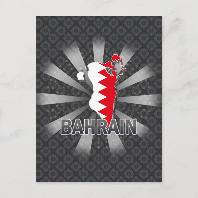 Bahrain Flag Karte 2.0 (Vorderseite)