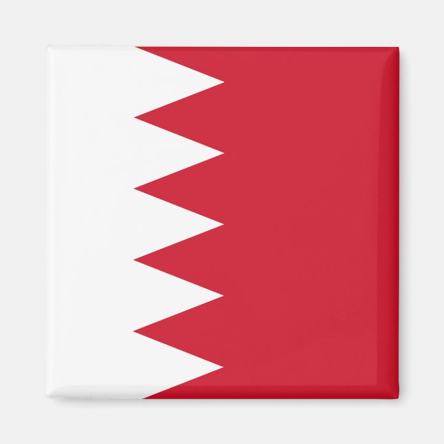Bahrain-Flagge Magnet (Vorne)