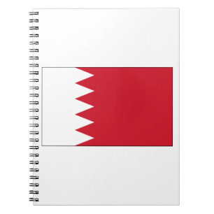 Bahrain-Flagge Notizblock