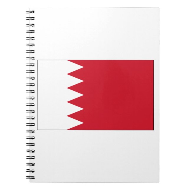 Bahrain-Flagge Notizblock (Vorderseite)