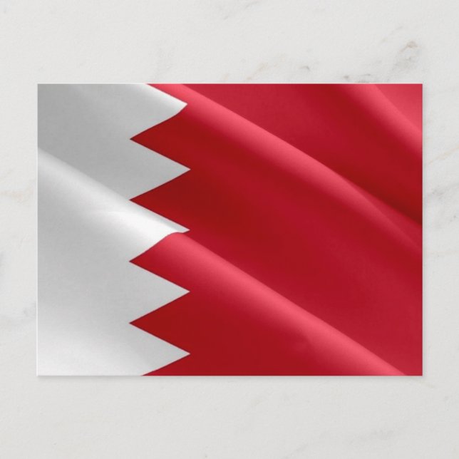 Bahrain - Flagge - Postkarte (Vorderseite)