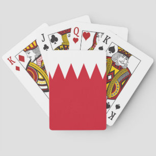Bahrain-Flagge Spielkarten