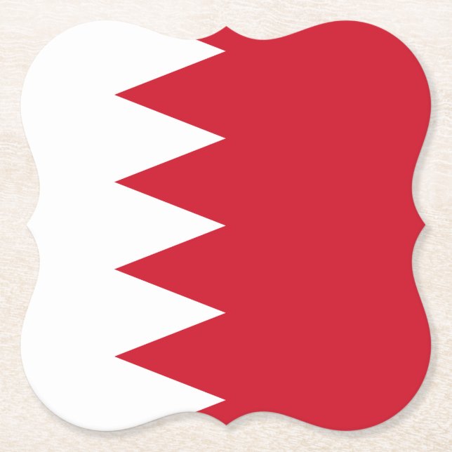 Bahrain-Flagge Untersetzer (Vorderseite)