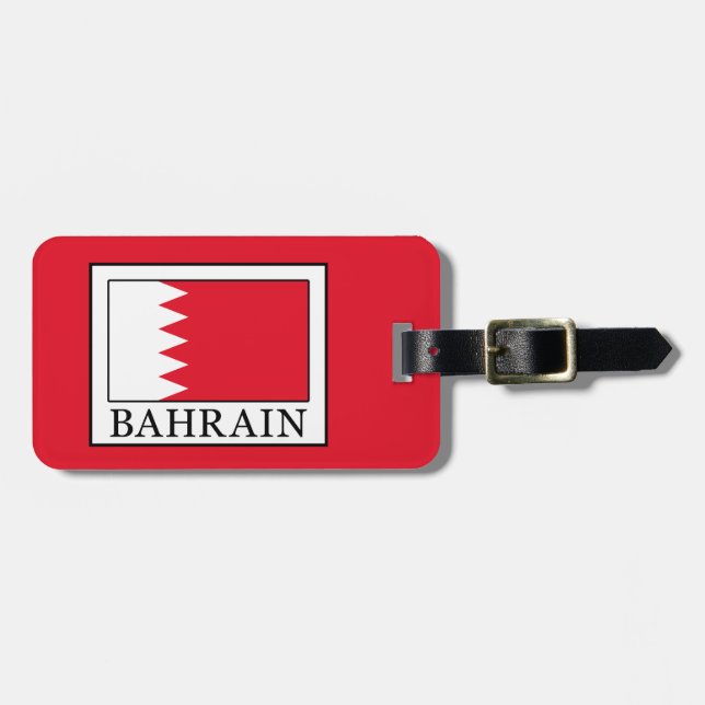 Bahrain Gepäckanhänger (Vorderseite horizontal)