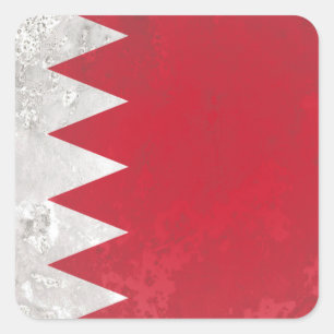 Bahrain Quadratischer Aufkleber