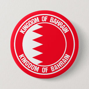 Bahrain Runde Emblem Button