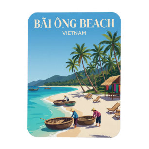 Bãi Ông Strand Vietnam Magnet