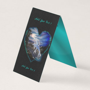 Baie à la nuit, Carte Dolphin Love Place