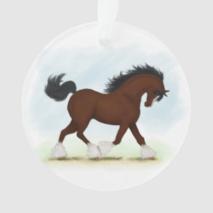 Baie Clydesdale Horse