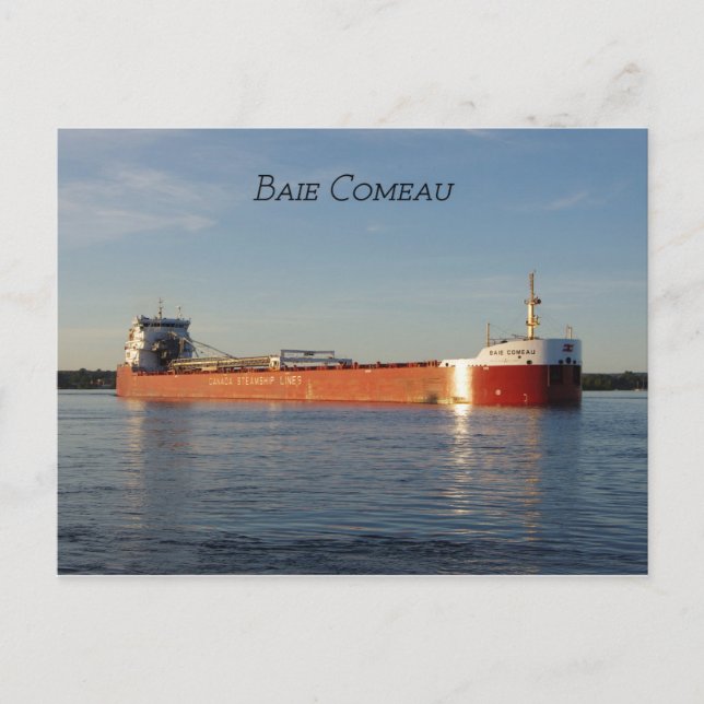 Baie Comeau Postkarte (Vorderseite)