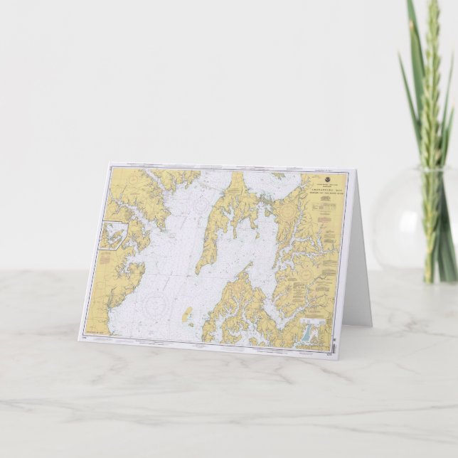 Baie de chesapeake de _de carte de (Devant)