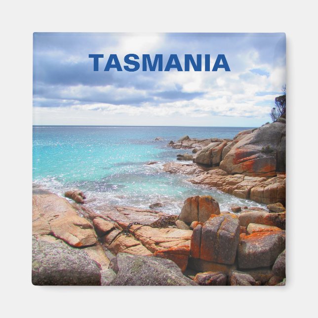 Baie des incendies, Tasmanie, Australie Magnet (Devant)