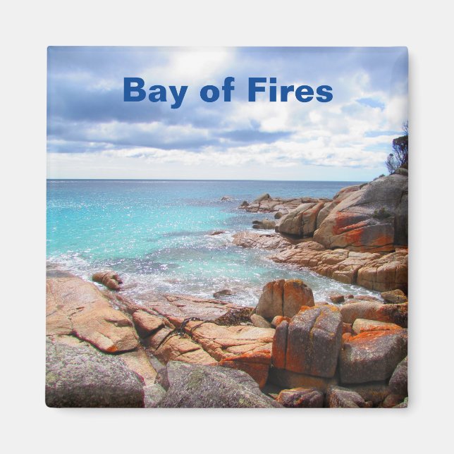 Baie des incendies, Tasmanie, Australie Magnet (Devant)