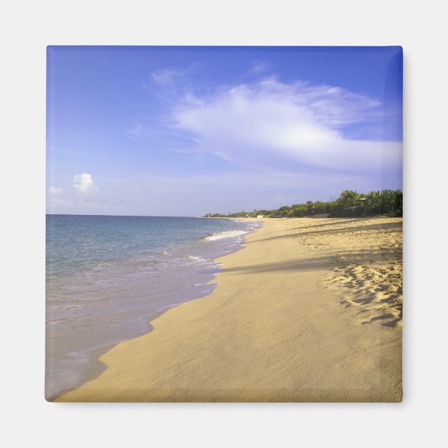 Baie Longue Long Bay Strand, St. Martin, Magnet (Vorne)