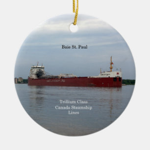 Baie St. Paul Doppelsiedung Keramik Ornament