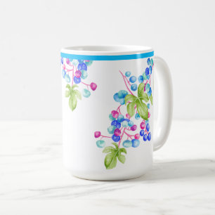Baies de porcelaine sur une Mug Classique